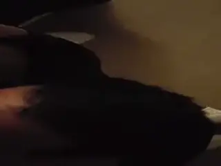 Travesti Chupando verga de macho negro