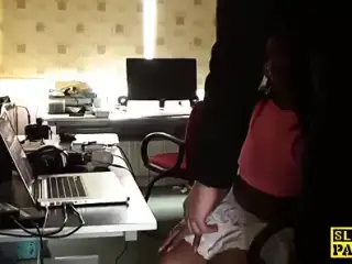 Black british sub slut dominated and fucked