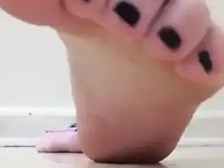 Cute socks and toes.