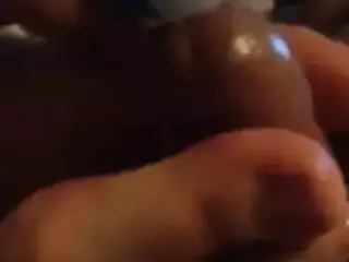 Interrupted skyline Footjob with Penny.