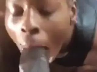 BLOWING A MONSTER DICK