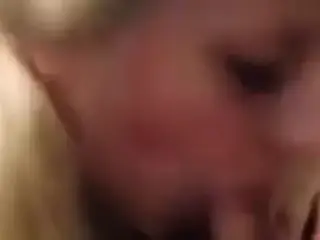 Wife giving me a blowjob.
