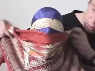 Scarf bondage-Sandy