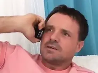 Big titted girl being fucked in her hairy pussy