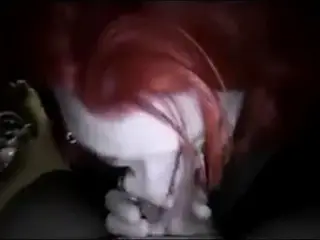 Chloe wanted to suck my cock and show off with my cum.