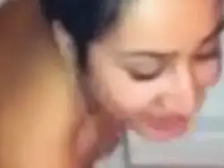 Desi Chick Blowjob In Shower