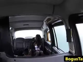 Ebony taxi amateur assfucked and fingered