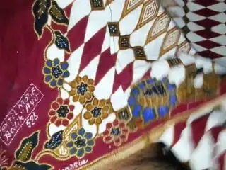 cum on Aunty's lungi Textil Motif Batik AYU 526