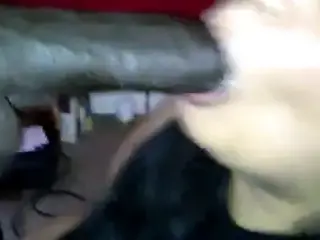 Sucking my chocolate dick