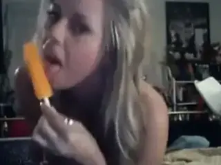 Popsicle Turned Into Dildo