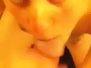 Cute girl gets a facial