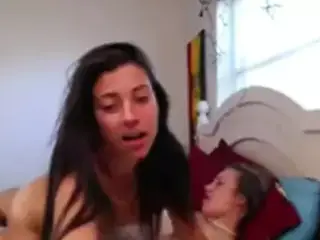 Lesbian strap on webcam