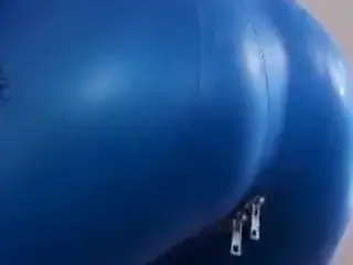 Lady in blue drools