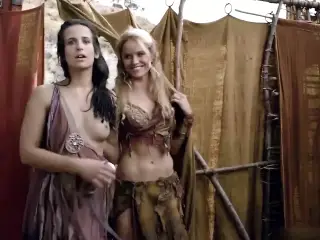 Ellen Hollman Group Sex In Spartacus Series