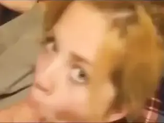 Perfect Sexy Blonde Gives A Head
