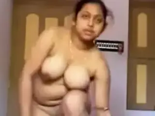 Hot Indian girl in nighty stripping