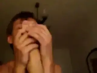 Zoltan (I) & Lera. Ball Busting, Foot Fetish, Cunnilingus