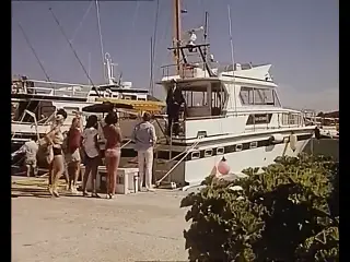 Ship scene from Vacances a Ibiza (1981) with Marylin Jess