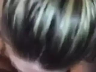 Sexy college girl gives great blowjob