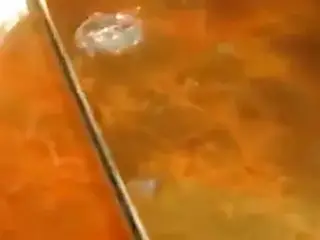Russian whore. BJ. Licks cum from the floor
