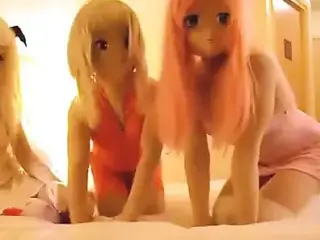 kigurumi pillow fight