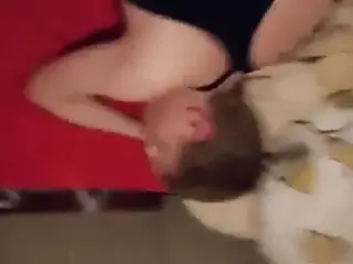 short hair brunette PAWG doggy