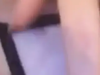 Girl with a dildo and phone cam