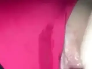 my wife playing infront of me and a mate