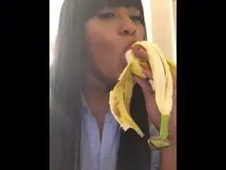Banana Deepthroat skillz all the way down