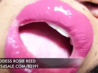 Lipstick Fetish Pink Lipgloss JOI POV Goddess Rosie