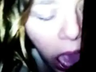 She love to blow my black cock interracial