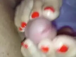 footjob 5 minute cumshot