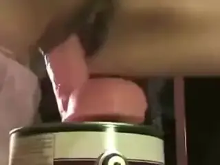 LWJ - Brunette Wife Slams Wet Dildo