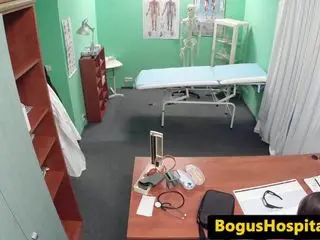 Cocksucking euro patient pussylicked by doc