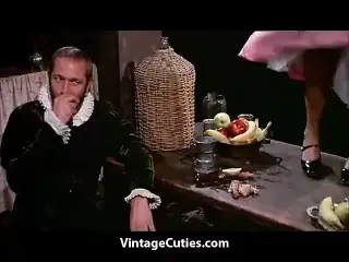 Medieval Feast Turns into an Orgy (1960s Vintage)