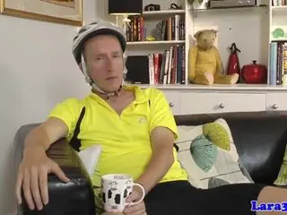 British milf facialized after pussy eaten out