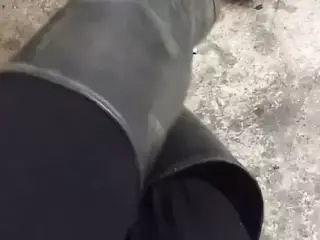Take off my boots after 15 hours of work