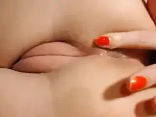 Closeup of chubby cameltoe pussy fingering ass tight pussy