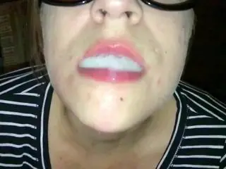 Cum addict girl