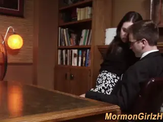 Garmented mormon fucking