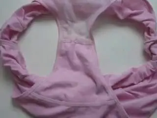 Dirty pink panties of a sexy mature stepmom.