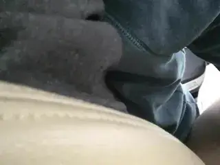interracial couple in car