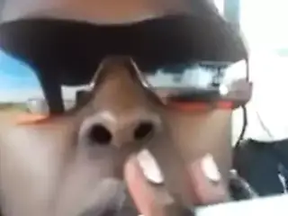 Ebony Car Smoking