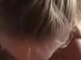 Nice titted  sucks dick