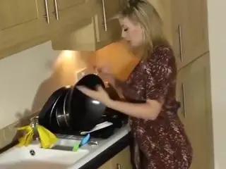 MILF in the kitchen