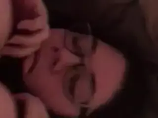 My pregnant friend cumming on my cock.