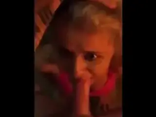 GF On her knees throat fucking 3