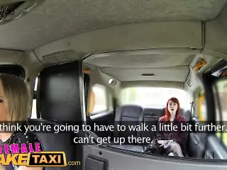 Female Fake Taxi Sexy lesbian dominates redhead