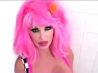 british bimbo sucking with big fake lips