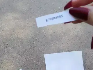 The Winner of the autographed tennis ball